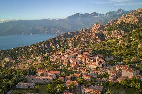 Illustration - Aerial View of France