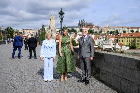 Royal Couple Visit To Prague - Day 2