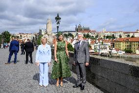 Royal Couple Visit To Prague - Day 2
