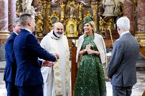 Royal Couple Visit To Prague - Day 2