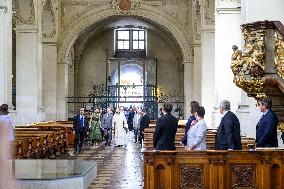 Royal Couple Visit To Prague - Day 2