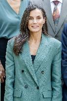 Queen Letizia Attends Meeting with the Board of the Student Residence - Madrid