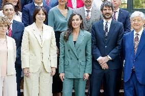 Queen Letizia Attends Meeting with the Board of the Student Residence - Madrid