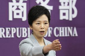 Chinese Commerce Ministry spokeswoman