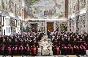 Pope Leo XIV Meets Officials Of The Vatican Secretariat of State - Vatican