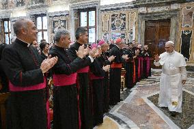 Pope Leo XIV Meets Officials Of The Vatican Secretariat of State - Vatican