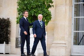 Macron And Lula At The Elysee Palace - Paris