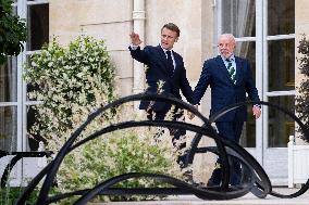Macron And Lula At The Elysee Palace - Paris