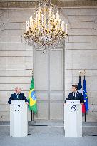 Macron And Lula Press Conference - Paris
