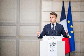 Macron And Lula Press Conference - Paris