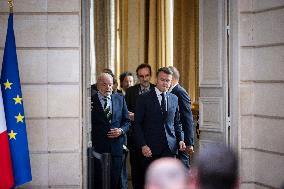 Macron And Lula Press Conference - Paris