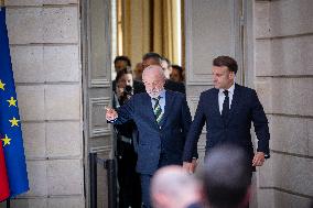 Macron And Lula Press Conference - Paris