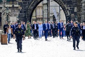 Royal Couple Visit To Prague - Day 2