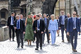 Royal Couple Visit To Prague - Day 2