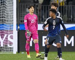 Football: World Cup qualifier between Japan and Australia