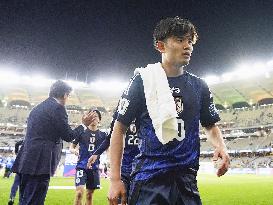 Football: World Cup qualifier between Japan and Australia