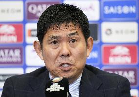 Football: World Cup qualifier between Japan and Australia