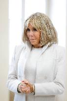 Brigitte Macron and Rosangela Lula da Silva Visit Cite Scolaire Montaigne - Paris