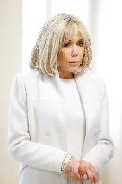 Brigitte Macron and Rosangela Lula da Silva Visit Cite Scolaire Montaigne - Paris