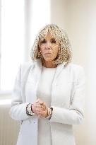 Brigitte Macron and Rosangela Lula da Silva Visit Cite Scolaire Montaigne - Paris