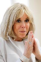 Brigitte Macron and Rosangela Lula da Silva Visit Cite Scolaire Montaigne - Paris