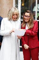 Brigitte Macron and Rosangela Lula da Silva Visit Cite Scolaire Montaigne - Paris