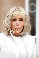 Brigitte Macron and Rosangela Lula da Silva Visit Cite Scolaire Montaigne - Paris