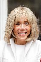 Brigitte Macron and Rosangela Lula da Silva Visit Cite Scolaire Montaigne - Paris