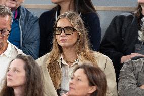 2025 French Open - Celebrities In Stands Day 12 NB