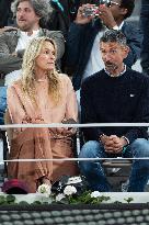 2025 French Open - Celebrities In Stands Day 12 NB