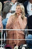 2025 French Open - Celebrities In Stands Day 12 NB