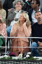 2025 French Open - Celebrities In Stands Day 12 NB