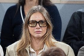 2025 French Open - Celebrities In Stands Day 12 NB
