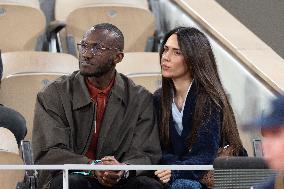 2025 French Open - Celebrities In Stands Day 12 NB