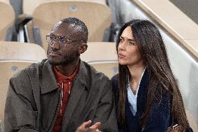 2025 French Open - Celebrities In Stands Day 12 NB