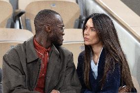 2025 French Open - Celebrities In Stands Day 12 NB