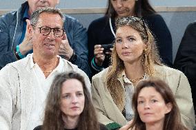 2025 French Open - Celebrities In Stands Day 12 NB