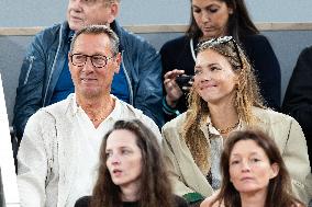 2025 French Open - Celebrities In Stands Day 12 NB