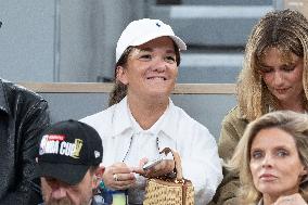 2025 French Open - Celebrities In Stands Day 12 NB