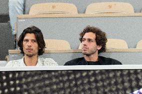 2025 French Open - Celebrities In Stands Day 12 NB