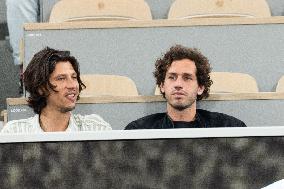 2025 French Open - Celebrities In Stands Day 12 NB