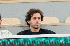 2025 French Open - Celebrities In Stands Day 12 NB
