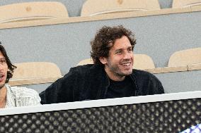 2025 French Open - Celebrities In Stands Day 12 NB