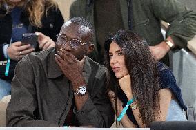 2025 French Open - Celebrities In Stands Day 12 NB