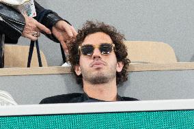 2025 French Open - Celebrities In Stands Day 12 NB