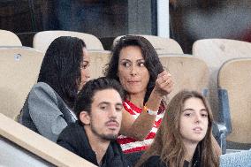 2025 French Open - Celebrities In Stands Day 12 NB