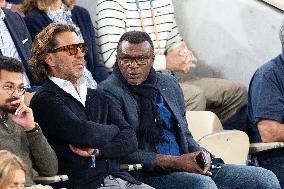 2025 French Open - Celebrities In Stands Day 12 NB