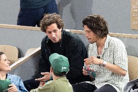 2025 French Open - Celebrities In Stands Day 12 NB