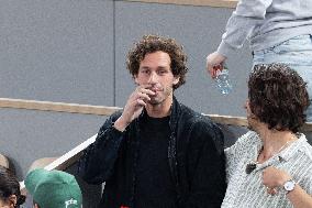 2025 French Open - Celebrities In Stands Day 12 NB