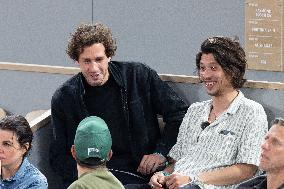2025 French Open - Celebrities In Stands Day 12 NB